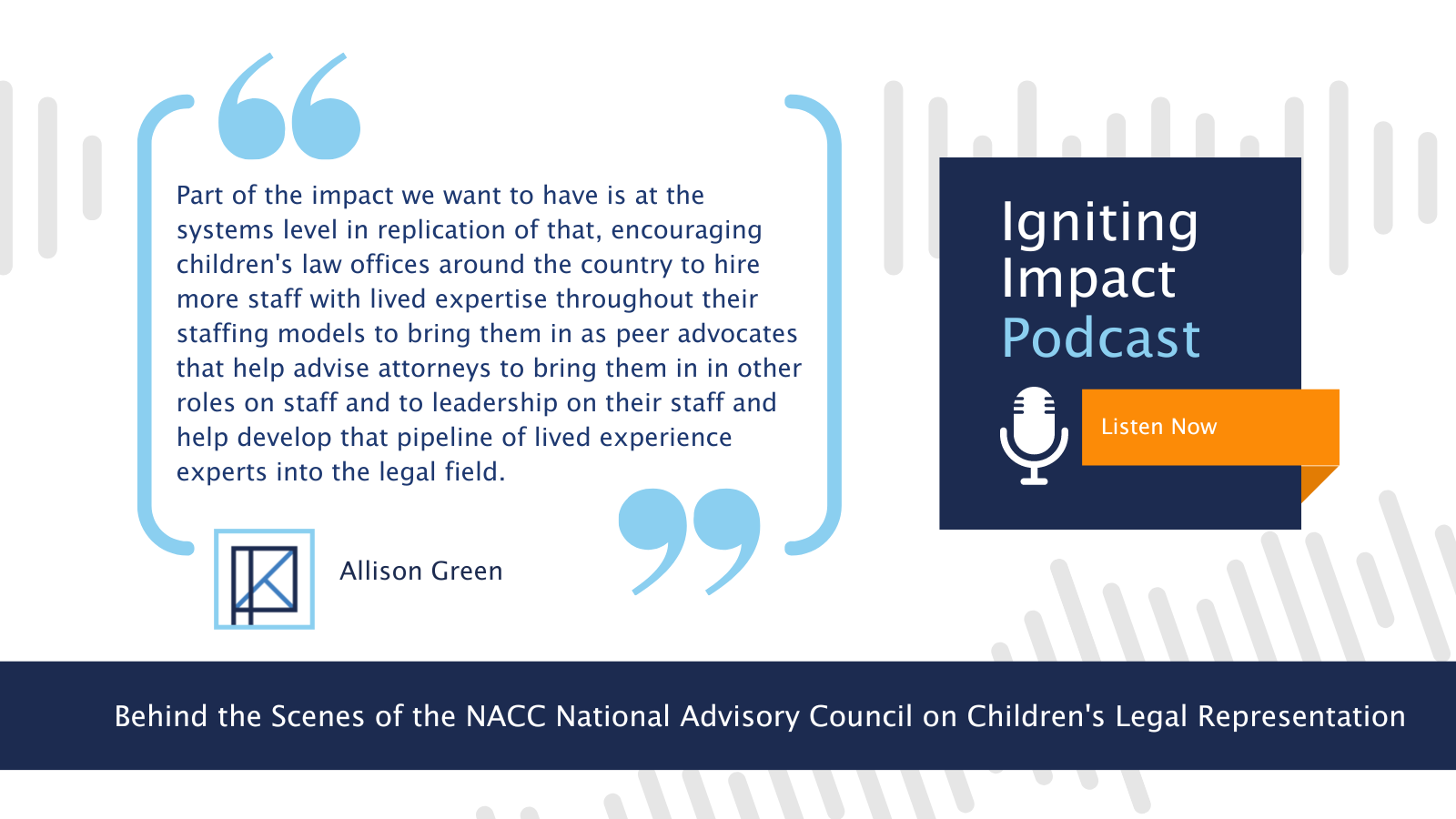 The Impact of the NACCLR - Igniting Impact Podcast