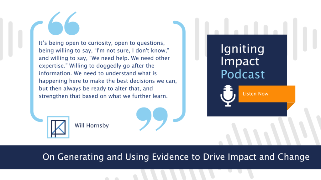 Generating and Using Evidence to Drive Impact and Change on the Igniting Impact Podcast by Public Knowledge®