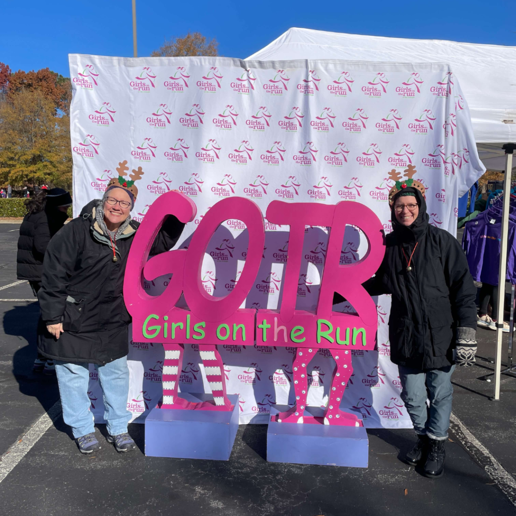 Kate and Annette volunteering at GOTR